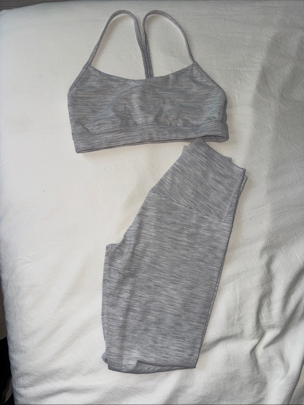 Lululemon align space grey - size 4 leggings set